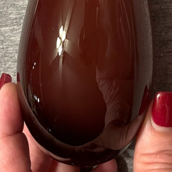 Art Glass Hand Blown Murano Style Purple Eggplant - Picture 5 of 11